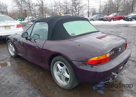1997 BMW Z3 1.9L Roadster from USA, damaged, VIN 4USCH7325VLE05074